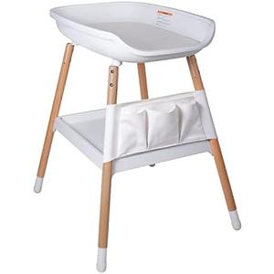 Beberoad Love Baby Changing Table Diaper Changing Table with Changing Pad Adjustable Height Changing Table with Nursery Organizer and Large Storage Rack for Newborn Baby and Infant (White) Beberoad Love Baby Changing Table Diaper Changing Table with Changing Pad Adjustable Height Changing Table with Nursery Organizer and Large Storage Rack for Newborn Baby and Infant (White)