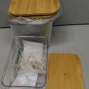 3 Pack Laundry Room Organization Storage Containers Acrylic Laundry Pod Containers and Dryer Sheet Holder with Lids and Labels for Laundry Detergent Laundry Pods Dry Sheet Organizing (2+1 Pack)