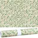 Gersoniel 10 Sheets Drawer Liners for Dresser Scented Drawer Liners Non Adhesive Scented Paper for Fragrant Home Shelf Closet(Linen,Greenery)