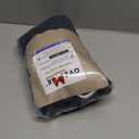 OVZME Zora Solid Black Shower Curtain for Bathroom, Fabric Shower Curtain- Soft Cloth & Hotel Spa Quality, Water Repellent, Machine Washable Shower Curtain Set with 12 Hooks, Grommets Top, 72Wx72L