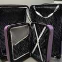 American Tourister Westridge Hardshell Luggage Set - 2 Piece Set - 20/28" Carry-On & Large Checked Luggage Set with Spinner Wheels - Expandable Hard Suitcases for Travel - Hard ABS Shell - Purple Haze
