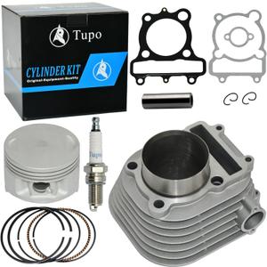 Tupo 70mm 223cc Cylinder Piston Ring Gasket Top End Rebuild Kit Compatible with Yamaha ATV Serow XT225 XT225D TTR230 TTR 225 TTR225L 1992-2016