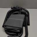 Elevated Dog Bed, Raised Outdoor Dog Bed for Large Sized Dogs, Portable Cooling Pet Cot with Breathable & Washable Mesh, Indoor & Outdoor Pet Hammock with Skid-Resistant Feet. (L(43.30"x31.90"x8.00"), Grey)