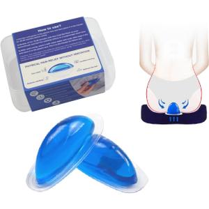 CoolBloom Hemorrhoid Ice Pack (2 Packs) - TPU Ultra-Soft Reusable Gel Pad | Fast Pain & Swelling Relief | Perineal Cold Therapy for Postpartum/Surgery (Women & Men)