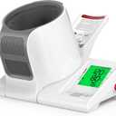 52HZ Barrel-Type Blood Pressure Monitor, One-Touch Upper Arm Blood Pressure Monitors for Home Use, Auto-Fit Wide Range 7.1"-16.5" Blood Pressure Machine, 3-Color Backlight, 2 Users 2×99 Memory