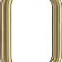 Bathlink 8" Shower Door Handle, 304 SS, Brushed Gold, Fits 1/4-1/2" Glass
