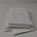 Fokitut 6 Pack Round Tablecloth, 70 Inch, Stain Resistant and Wrinkle Polyester Table Cloth, Fabric Table Cover for Kitchen Dining, Wedding, Party, Holiday Dinner-White