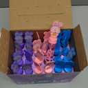 Easter Bunny Party Favors Bubble Wands for Kids Easter Basket Stuffers East-er Buggs Bunny Toys Gifts for Kids Rabbit Bubble Wands 24Pcs