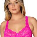 Smart & Sexy Women's Signature Lace Unlined-Underwire Bra (42DD, Medium Pink)