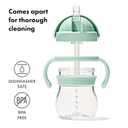 OXO Tot Transitions Straw Cup with Handles 6 oz. - Opal and Blossom - 2 Pack