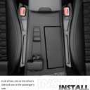 5 x 2PCS Car Seat Gap Filler Organizer,Multifunctional Car Gap Filler Organizer Storages Phone Key Avoids Things Falling,Universal Car Blocker Between Seats Car Organizer Car Accessories