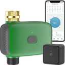 WiFi Sprinkler Timer, Programmable Water Timer for Garden Hose, Outdoor Smart Sprinkler Controller for Lawn Automatic Irrigation System, with WiFi Hub, APP Control, Compatible with Alexa/Google