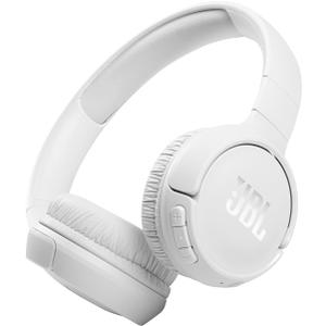 JBL Tune 510BT  Bluetooth headphones with up to 40 hours battery, microphone for call, foldable and comfortable, Android and iOs compatible (White)
