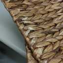 CENBOSS Rattan Christmas Tree Collar, Wicker Tree Skirt & Stand Base Cover (Brown Wash, 24 inch)