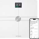 WITHINGS Body Comp WLAN Smart Scales with Full Body Analysis Including Fat Content, Muscle Mass, Bone Density, Visceral Fat, Digital Personal Scales/Body Fat Scales with Bluetooth