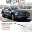 Rear Bumper Molding for Mazda CX-9 2016-2023 Chrome Trim
Polished Chrome ABS Rear Center Trim;Clip-On Mounting;Replacement Part Numbers TK5050369A,TK5050369B,TK5050369C