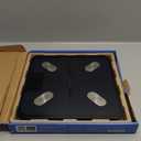 Etekcity Smart Scale for Body Weight, FSA&HSA Eligible, Bathroom Digital Weighing Scale with BMI, Body Fat, Muscle Mass, Accurate Bluetooth Home User Health Equipment Sync Apps, LED, Tempered glass (11 x 11 inches, Black)