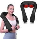 SGULNF Neck and Back Massager, Shiatsu Neck and Shoulder Massager for Pain Relief Deep Tissue, Kneading Electric Shoulder Massagers for Home, Office, Ideal Gifts for Family, Gifts for Mom, Dad