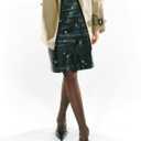 Women's Slingback Kitten Heels - Closed Pointed Toe Pumps with Cross-Strap Low Heel Dress Shoes for Wedding, Party & Daily Wear (8, Black)