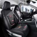 Coverado RAV4 Seat Covers Custom Fit for RAV4 2019-2025, Leather, Full Set
