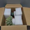 Set of 3 Assorted Small Potted Succulent Plants Fake Aloe String of Pearls Hops Succulents in Gray Geometric Concrete Ceramic Pots for Gifts Modern Home Office Desk Table Indoor Outdoor Greenery Decor