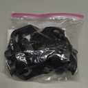 Wide Mouth Mason Jar Lids with Handle 6 Pack Black, Plastic Mason Jar Pour Spout Lid, Reusable Flip Cap Lid, Canning Lids with Leak-proof Airtight Seal (Jar Not Included)