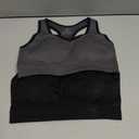 MIRITY Women Racerback Sports Bras - High Impact Workout Gym Activewear Bra (S)