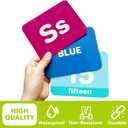 QUOKKA ABC Learning Flash Cards for Toddlers 1-3 Years - 120 Flashcards for Kids 2-4 in a Bag - Alphabet Numbers Letters Preschool Activities Ages 4-8 - Gift Speech Therapy Toys 1-3-5 yo