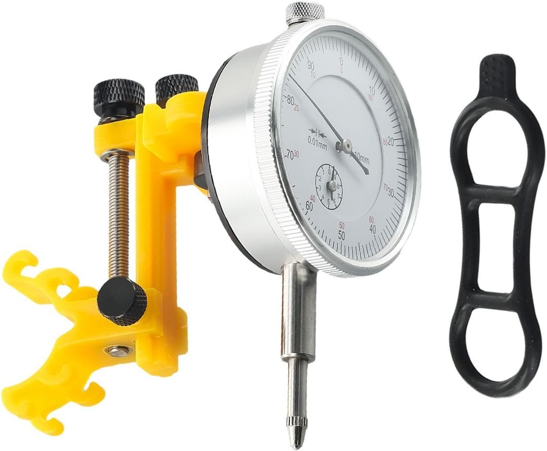 Professional Bicycle Wheel Truing Stand Maintenance Tool With Percentage Indicator Bike Rim Alignment Repair Kit For Home Workshop Mechanic Adjustable Frame Mount(BT110A )