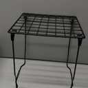 LockerMate Stac-A-Shelf Locker Organizer Shelf, Stackable, Extra Tall, Fits Standard Size School Lockers, Black