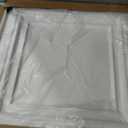 Art3d PVC Ceiling Tiles, 2'x2' Plastic Sheet in White (24-Pack), 24"x24"