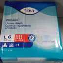 TENA Proskin Super Absorbency Incontinence Adult Diapers, Unisex, L, 14 ct | Designed with flexible stretch sides, these adult diapers can be easily fastened or pulled up and down like regular underwear