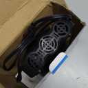 Car Heater Defogger Fan, Portable 30 Second Fast Heating Defrost Defogger Cooling Space 3-Outlet Plug in Cig Lighter Demister, 2 in 1 Automobile Windscreen Fan12V 200W Auto Ceramic Heater