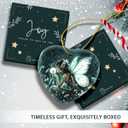 6 x Fairy Christmas Ornaments 2025 - Fairy Gifts for Women, Xmas Gifts for Friends Family as Fairy Decor, Ceramic Angel Ornaments for Christmas Tree Decorations, Gift Exchange Ideas