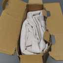 MIULEE Beige Rectangle Linen Polyester Tablecloth with Decorative Cutouts Spring Waterproof Stain Resistant & Shrink-Proof Table Cloth 60x144 inch Farmhouse Style for Dining Wedding and Outdoor