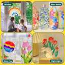 12 Colors Twistable Washable Window Crayons,Silky Non-Toxic Art Markers for Glass,Paper,Bath & Window Painting