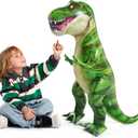JOYIN 37 T-Rex Dinosaur Inflatable for Party Decorations, Tyrannosaurus Rex Inflatable Toy, Dinosaur Birthday Party Gift for Kids and Adults