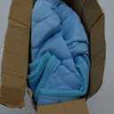 MICROCOSMOS Summer Cooling Mat & Sleeping Pad- Water Absorption Top, Materials Safe, Easy Carry, EZ Clean. Keep Cooling for Pets, Kids and Adults.(Blue, 59" x 40")