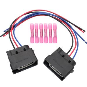 Turn Signal Corner Light Parking Tail Lamp Connector Plug Pigtail Harness Fit for Ford F-150 E-150 E-250 2004-2014 F-250 F-350 Super Duty 1999-2020, Replace for 88988139 6U2Z-14S411-AB 645-133 2PCS