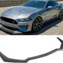 Front Bumper Lip Spoiler for Ford Mustang GT 2018-2023 Matte Black Front Bumper Chin Splitter Diffuser Protector Guard