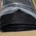 HIRALIY 20 Mil Heavy Duty Waterproof Tarp, 20x30ft Black Tarpaulin with Reinforced Webbing Loops, Multipurpose Oxford Fabric Tarp for Firewood, Roof, Camping, Pool