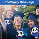 LuxeOne 2024 Graduation Panda Bear with Black Cap Graduation Gift 10 Inch Stuffed Animal Graduation Plush Panda Bear Class of Graduation Decoration for College Graduation (Panda-Blue), 6