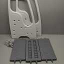 3 Step Stool with Handle for Toddler and Kids, Adjustable 3 Step Stool for Kids with Handles and Safety Non-Slip Pads,Standing Tower for Bathroom Sink, Potty Training(Gray)