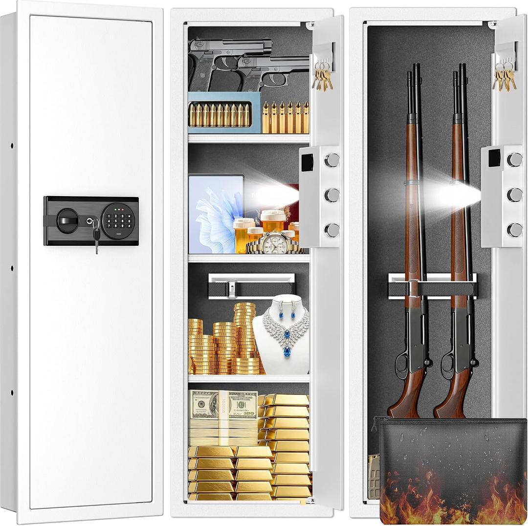 43.3'' Tall Heavy Duty Fireproof Wall Safes Between the Studs