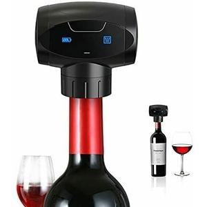 Electric Stoppers, Automatic Vacuum Pump, Reusable Bottle Stoppers Cork Saver Plug & Sealer, Best Gift for Lover