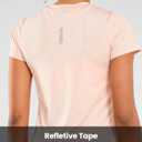 ALLZERO Feel Fit Workout Tops for Women Short Sleeve T-Shirts Breathable Athletic Tees for Yoga Running Gym Activewear (Pink)