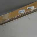 AURILOFT No Drill Cordless Vinyl Mini Blinds,White,29.5" W x 64" H