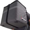 Winco Insulated Food Delivery/Catering Bag, Backpack, Gray