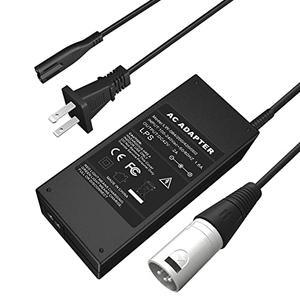 36V Electric Bike Charger 42V2A Out Put Lithium Battery Charger 10 Series Male 3-Pin XLR Socket/Connector