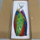 Octdays Art Female Sculpture Figurines, Abstract Woman Statue for Home Decor, Colorful Decorations for Living Room Shelf Office Cabinet Accents- A